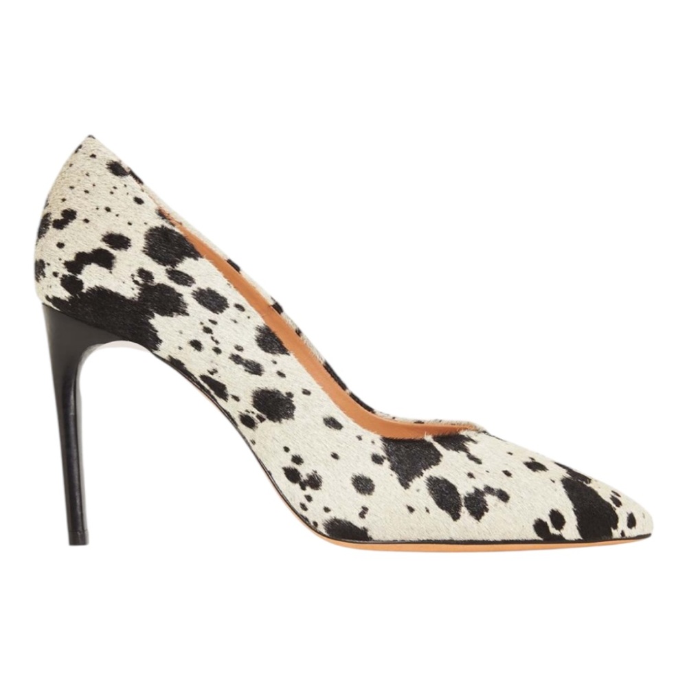 IRO Milos Calf Hair Animal Print Pumps Size 38